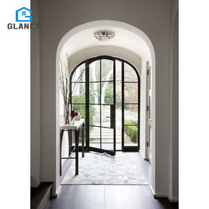 ฉนวนกันความร้อนเคลือบแผงกระจกแบบโมเดิร์นสไตล์ฝรั่งเศสมาตรฐาน CE ทำจากอลูมิเนียม - Product Image 2