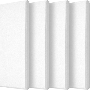 Paneles Acústicos Autoadhesivos Modernos, Núcleo de Alta Densidad, Cubierta de Fibra de Poliéster, Ignífugos, Ecológicos, Insonorizantes, NRC 0.9, para Hoteles - Product Image 2