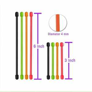 Attaches de câbles en silicone de qualité alimentaire, personnalisables avec logo OEM, fabriquées en Chine, vente en gros - Product Image 5