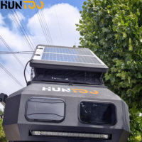 Auvent de camping rigide et tente en forme de cale Huntoo pour camping-car, caravane et fourgonnette Hilux