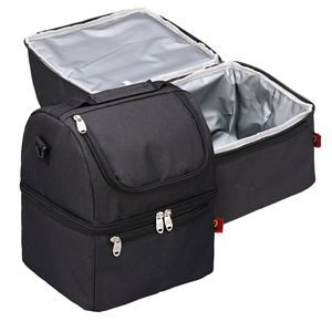 Insulated <b>Cooler</b> <b>Box</b> 18L Oxford Cloth Double Layer With Reusable Ice Packs For Picnic Outdoor Use - Product Image 1