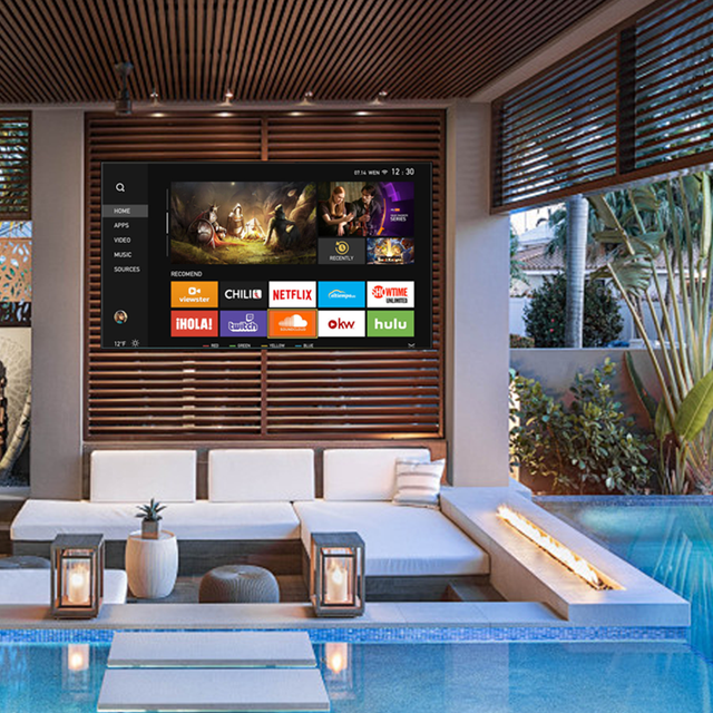 55 65 75 86 Inch 1000nits High Brightness Ip55 Waterproof High Brightness LCD Digital Smart Big Display Outdoor Tv Monitor