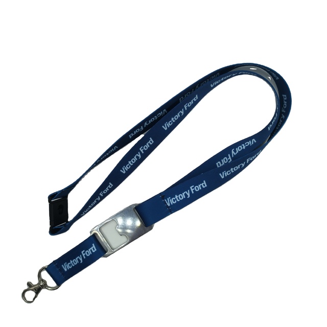 Factory Direct Sales Personalized Printed Nylon Cloth Cheap Neck Tool Lanyard With Metal Bottle Opener