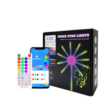 Bande LED USB 5V intelligente en cuivre pour feux d'artifice, IP65 RGBIC, couleurs de rêve, synchronisation musicale, contrôle vocal, application, télécommande, DIY, fête, Noël, aménagement paysager
