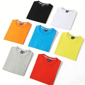 โรงงานอี้หวู่ รับออกแบบสกรีนเสื้อยืดผ้าฝ้าย 100% สีพื้น ไซส์ใหญ่ แขนสั้น สำหรับผู้ชาย แห้งเร็ว - Product Image 2