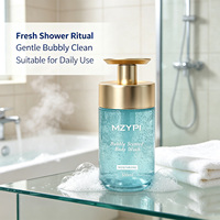 Gel Douche Moussant Bleu 500ml - Nouveau Gel Lavant Corporel Rafraîchissant & Hydratant - Mousse Riche pour Femme