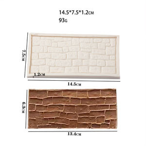 Ladrillo de <span class=keywords><strong>pared</strong></span> Fondant Cake Herramienta de silicona fondant <span class=keywords><strong>pastel</strong></span> plantilla decorar herramienta - Product Image 5