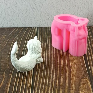 Handmade <b>Resin</b> Casting <b>Molds</b> for DIY Decorative Ornaments Ins Style <b>Silicone</b> Desktop Tools mermaid W0708 - Product Image 5