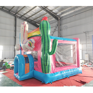 Château gonflable Cactus, maison de saut gonflable, trampoline gonflable pour enfants et adultes avec souffleur - Product Image 4