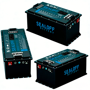 Pin xe golf LiFePO4 trạng thái rắn SEALOFF (36V/38.4V/48V/72V; 50Ah/100Ah/105Ah/150Ah/160Ah) - Tuổi thọ 4000 chu kỳ - Product Image 1