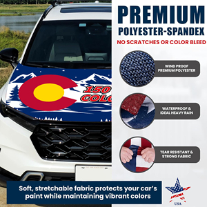 Espejos Retrovisores Personalizados con la Bandera Estadounidense para Autos, Banderas y Pancartas Promocionales Impresas por Sublimación al por Mayor - Product Image 5