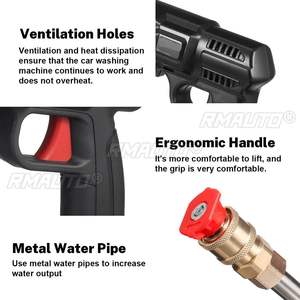 Hidrolavadora Inalámbrica de Alta Presión de 10000 mAh, Pistola de Agua a Presión para Lavado de Autos, Boquilla de Agua a Presión, Máquina de Limpieza para Batería Makita de 18 V - Product Image 4