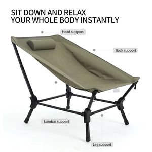 Silla Plegable Portátil Ligera y Cómoda de Aleación de Aluminio con Gran Capacidad de Carga, Nueva Versión 2025 - Product Image 3