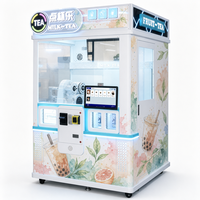 Distributeur automatique de bubble tea commercial, équipement de vente automatique de thé au lait, machine à boissons Boba en libre-service pour les entreprises