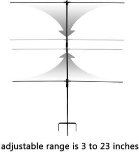 射撃練習用の調整可能な紙ターゲットスタンド - Product Image 2