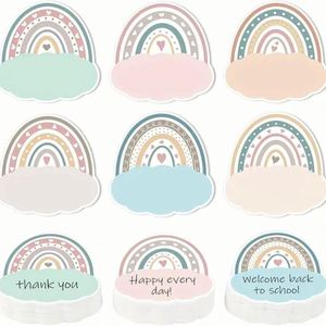 6pcs Cute Cartoon Self-Adhesive <b>Sticky</b> <b>Notes</b> Office Decoration Gift for Teacher's Meetings Back-to-School Essentials for Memos - Product Image 1