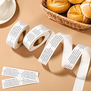 1000 Etiquetas Adhesivas para Alimentos, Impresas Térmicamente, Forma Rectangular, Rollo <span class=keywords><strong>de</strong></span> Embalaje para Cocina, Panadería y Hogar - Product Image 3