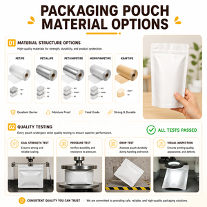 Bolsa con Cierre Hermético Personalizada con Ventana Transparente, Bolsa Reutilizable de Grado Alimenticio para Refrigerios, Nueces y Alimentos Secos - Product Image 4