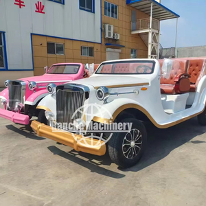 Voiture de golf rétro à 8 places alimentée par batterie au plomb électrique antique RC 2025, bus touristique, 60 km/h - Product Image 1