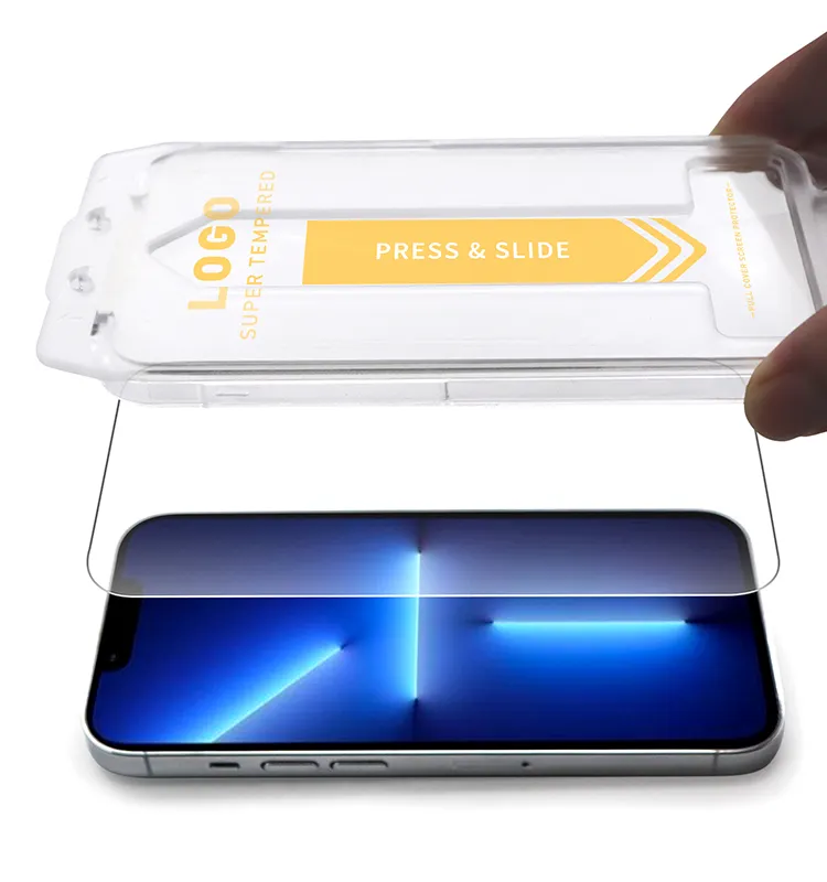 Top Quality Tempered Glass Screen Protector Case Easy Applicator Magic Box For Screen Protector For IPhone 14 13 12