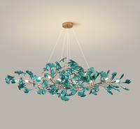 Lustre LED moderne en fer forgé de Guangdong Zhongshan, hauteur réglable, idéal pour les villas, les comptoirs de bar et les salons haut de gamme