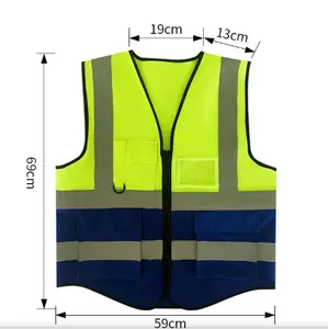 High Visibility Vest Road Traffic Safety Warning High Visibility Reflective Safety Vest