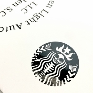 OEM High Quality Screen Printed Transparent Pvc <b>Glass</b> Transfer Vinyl logo <b>Stickers</b> - Product Image 5