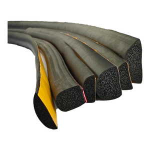 אטם גומי <span class=keywords><strong>EPDM</strong></span> בצורת D להדבקה עצמית לבידוד קול לדלתות רכב/ארונות, ניתן לחיתוך לפי מידה, מתוצרת היצרן - Product Image 6