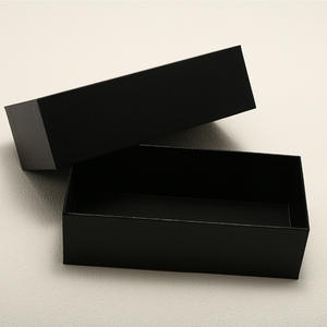 Lot de 3 étuis à lunettes noirs personnalisés en gros – Boîte souple pour lunettes de soleil avec boîte en carton et chiffon - Product Image 5