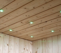 Salle de bain à vapeur en bois pour personnes personnalisées, coin carré, Sauna de qualité supérieure