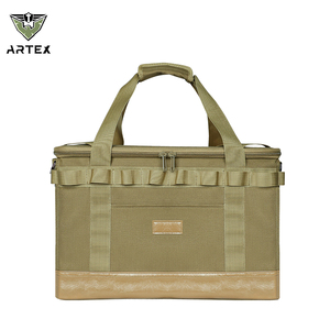 Tactical <b>Camping</b> Storage Bag Heavy Duty Utility Tote Shoulder Strap <b>Camping</b> <b>Kitchen</b> Organizer Outdoor Travel Storage Bag - Product Image 1