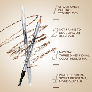 <span class=keywords><strong>Crayon</strong></span> à <span class=keywords><strong>sourcils</strong></span> professionnel personnalisé à double embout, doux, imperméable, minéral, naturel, avec pinceau, <span class=keywords><strong>crayon</strong></span> à <span class=keywords><strong>sourcils</strong></span> en bois de haute qualité - Product Image 2