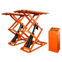 Plataforma Elevadora Compacta Personalizada Tipo Tijera para Talleres de Servicio Automotriz