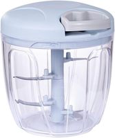 Hachoir manuel multifonction en acier inoxydable écologique pour légumes, ail et viande – Personnalisable