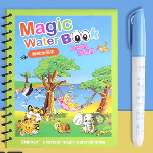 水书批发环保材料多风格幼儿故事书魔术着色书绘画玩具 - Product Image 5