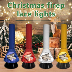<b>Small</b> Fireplace Figurine Light Christmas Decor Decorative Collectible Tabletop Ornament for Office Festival <b>Desk</b> Indoor Party - Product Image 2