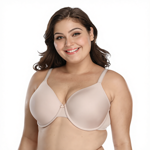 Reggiseno Taglie E F G Europa America per Donne Formose Seno Grande Senza Imbottitura Taglia Grande Coppa Sottile Comfort Plus Monopezzo Non Tessuto - Product Image 3