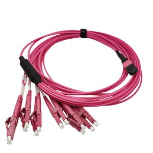 Cable de conexión de conector de 2 fibras, 8 núcleos, <span class=keywords><strong>OM4</strong></span>, 1-20 metros, MPO, cable de conexión de <span class=keywords><strong>fibra</strong></span> - Product Image 1