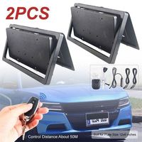 Support de plaque d'immatriculation standard américain Micora pour véhicules électriques, en plastique, modèle HS-ALP004