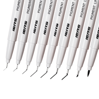 Stylo à pointe micro professionnelle noir permanent très vendu, 12 types de pointes différentes, marqueurs pour dessin, matériau PLA