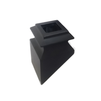 Balustres d'escalier intérieur Accessoires Chaussures pour chaussures unies pour inclinaison à angle de 45 ° Convient aux balustres de 1/2 pouces