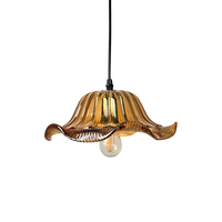 Lampu Gantung Kaca Multiwarna Retro untuk Dekorasi Rumah