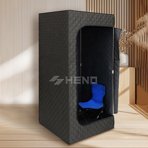 <span class=keywords><strong>Sauna</strong></span> portable pleine grandeur avec chaise pliable et télécommande incluse - Product Image 2
