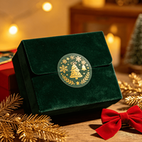Pegatinas Navideñas Personalizadas con Dibujos Animados, Forma Personalizada, Autoadhesivas, Protección UV, Etiquetas Festivas para Niños, Decoración de Empaques de Regalos