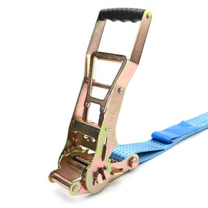 Sangle d'arrimage de cargaison poignée <span class=keywords><strong>Ergo</strong></span> Extra longue 2 "50MM 5T force de rupture sangles à cliquet de camion avec crochet de cygne - Product Image 5