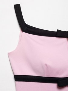 Conjunto de Shorts para Mujer, Top <span class=keywords><strong>Corto</strong></span> con Lazo y Culottes, Conjunto de 2 Piezas, Shorts y Top para Dama - Product Image 3