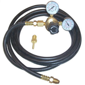 Régulateur de pression en cuivre pur M40 pour argon (AR) et dioxyde de carbone (CO2) avec filetage d'entrée CGA580, style américain, en laiton - Product Image 1