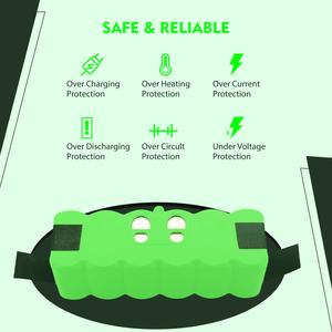 14.4v 6000mAh 리튬 교체용 아이로봇 배터리 아이로봇 룸바 500/600/700/800 전 시리즈 청소기 - Product Image 4