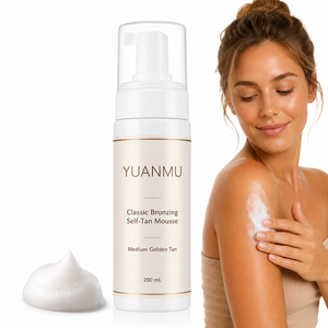 ODM OEM Marca Privada Mousse Autobronceador Clásico Dorado Oscuro con Aloe Vera Hidratante - Product Image 1