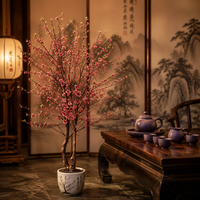 Décoration florale d'intérieur pour hôtels et mariages - Grands arbres et arrangements floraux artificiels
